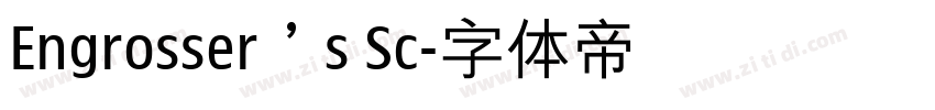 Engrosser’s Sc字体转换 Engrosser’s Sc字体转换